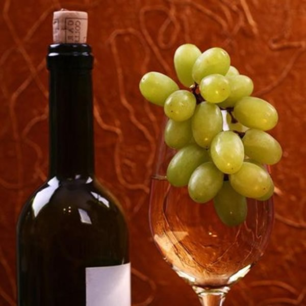 Red wine bottle