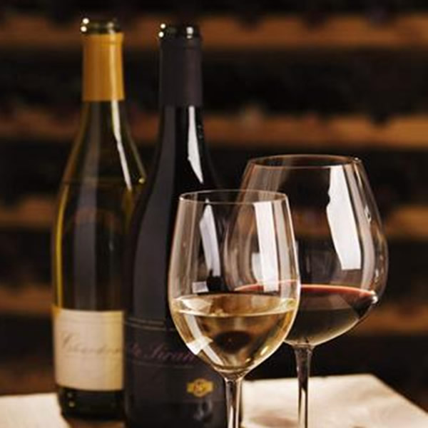 Red wine bottle